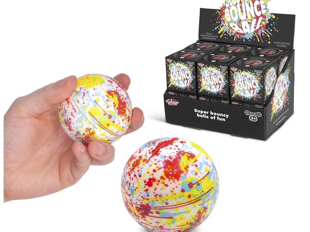 М’ячик антистрес стрибунець Scrunchems Gobstopper Bounce BallTobar 38593; (ціна за 1шт)