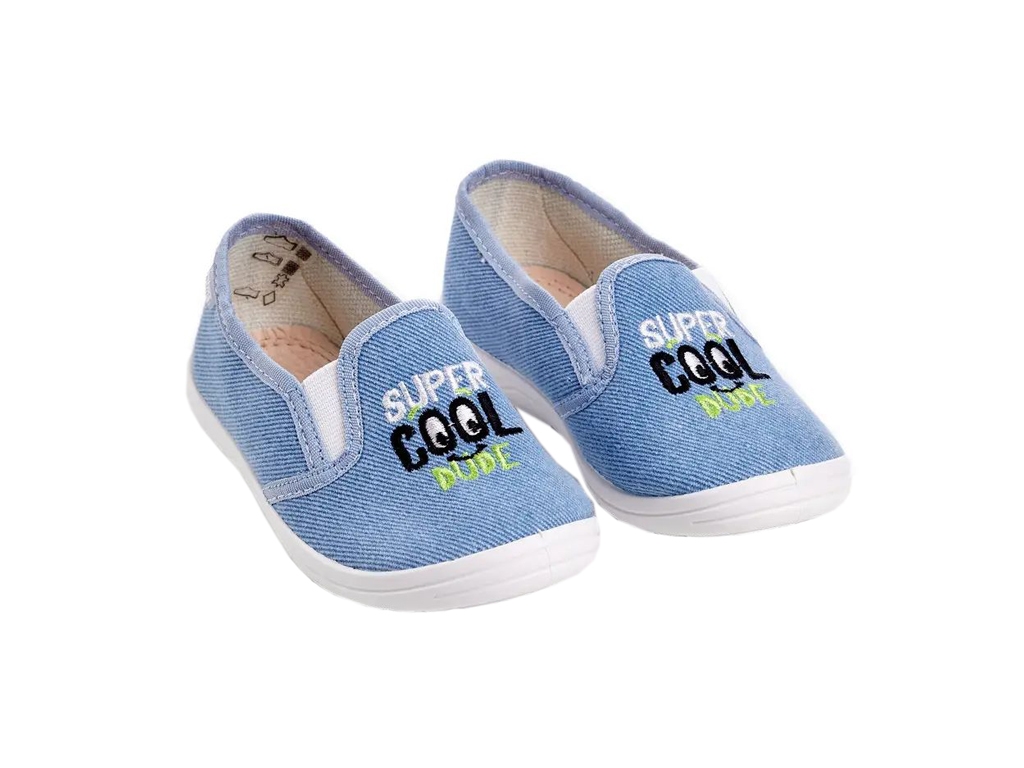 Сліпони дитячі для дівчаток Slip-On світлий джинс COOL DUDE. Розмір 27. Litma L-731B-5-LN