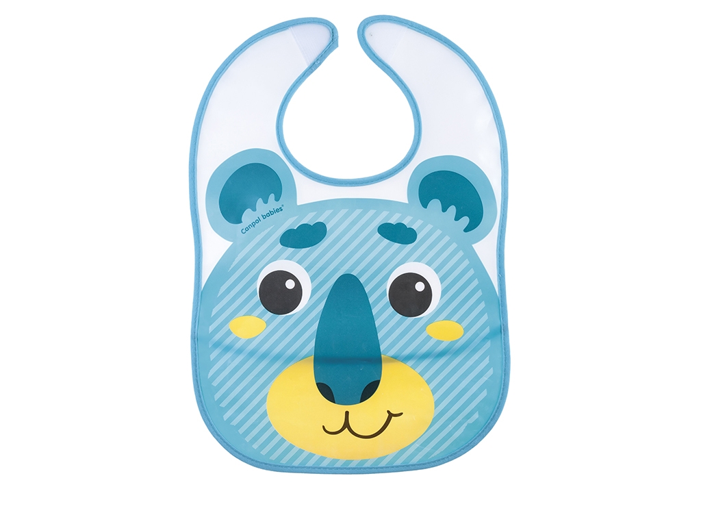 Слюнявчик Hello Little Бірюзовий, пластик, 6+, 9/232_tur, Canpol Babies