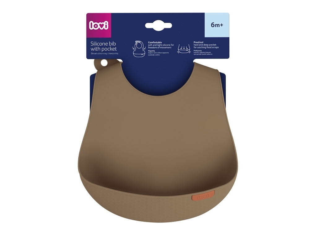 Слинявчик силіконовий Granola, 51/031_BRO, LOVI