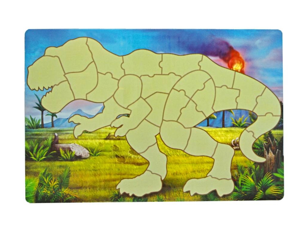 Творча книга «Стікербук Moxy Dinosaur Expedition за формами» з наліпками, вік 3+, Moxy
