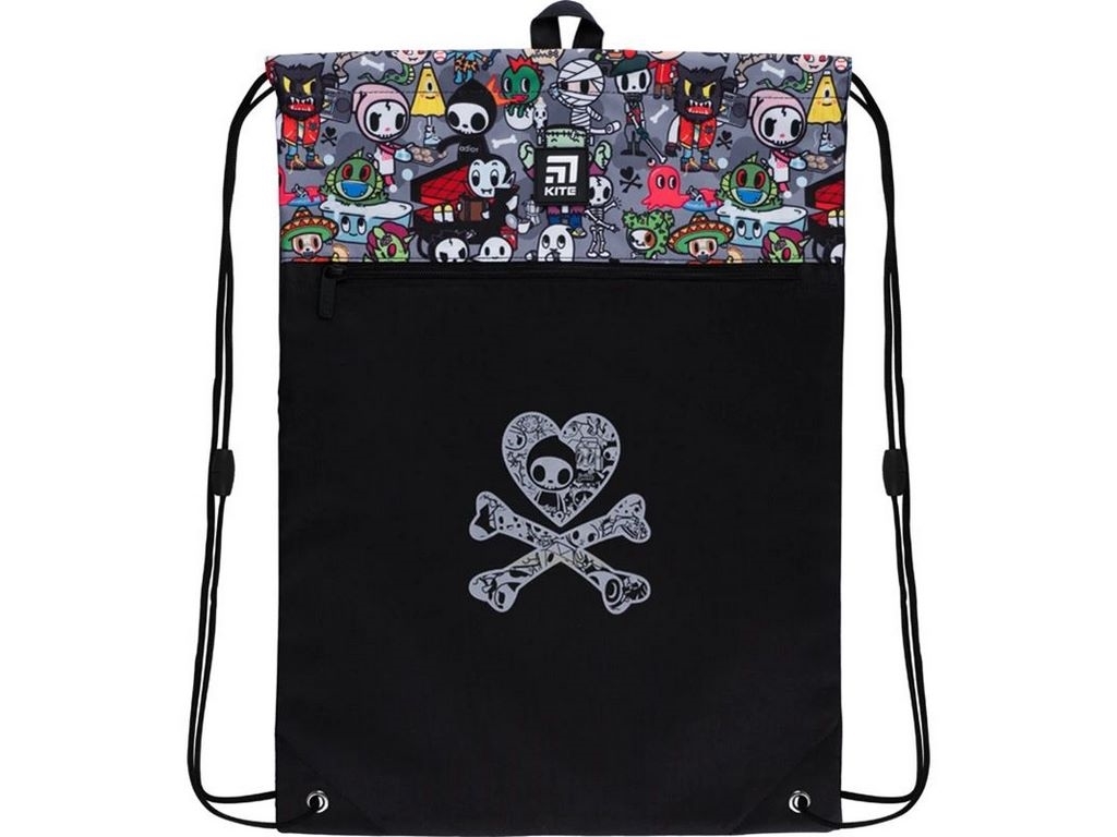 Сумка для взуття з кишенею Tokidoki TK22-601L, 49x36 см, на шнурках, Kite
