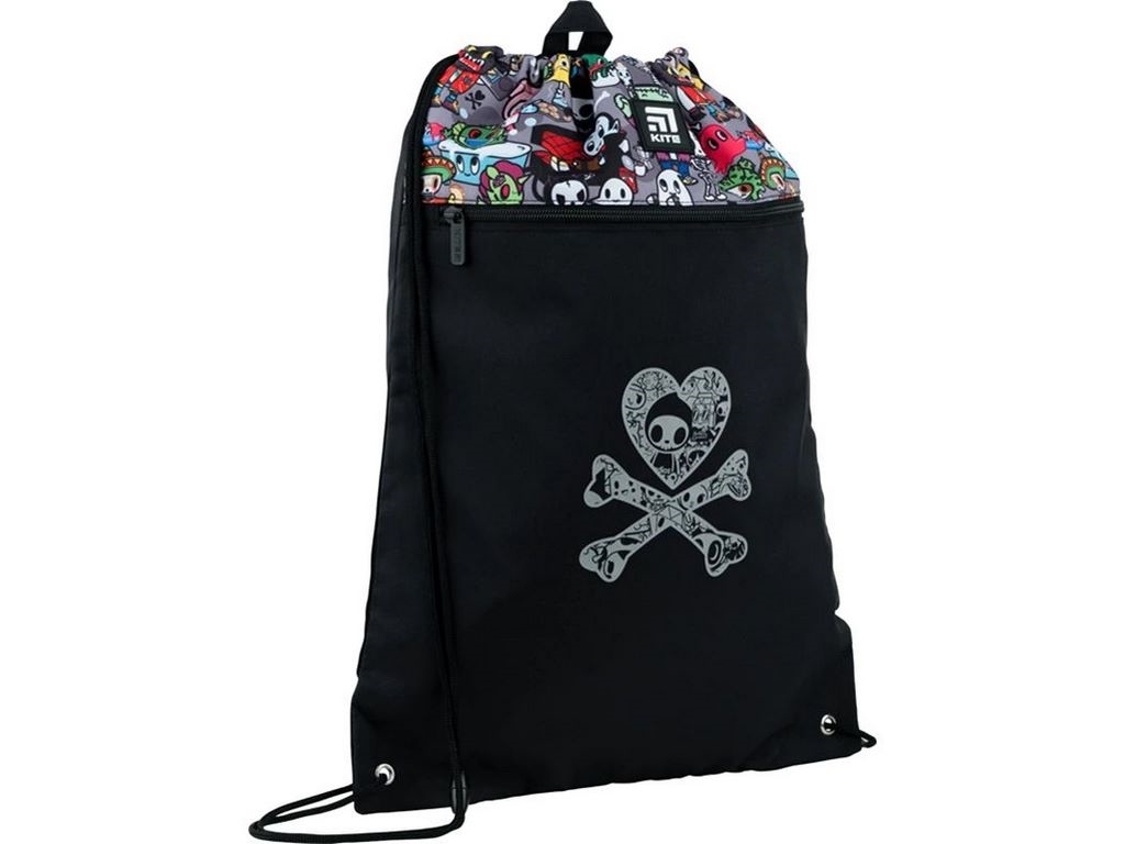 Сумка для взуття з кишенею Tokidoki TK22-601L, 49x36 см, на шнурках, Kite