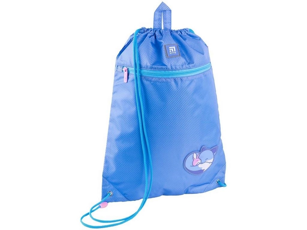 Сумка для взуття з кишенею Cute K24-601M-21, 46×33 см, затяжка шнурком, Kite