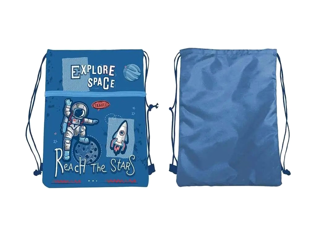 Сумка для взуття з блискавкою KIDIS Explore space 43х31,5 см, 14071