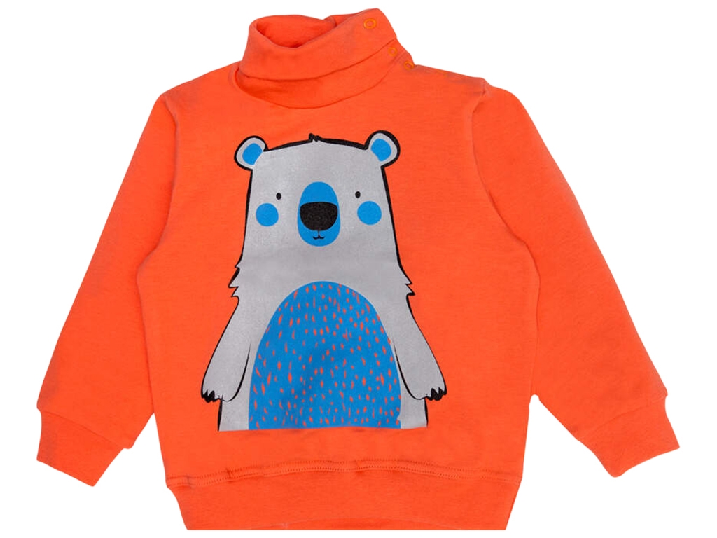 Свитер детский для мальчика Bear SV-22-2-8 с начесом, Рост 92 терракотовый, Gabbi