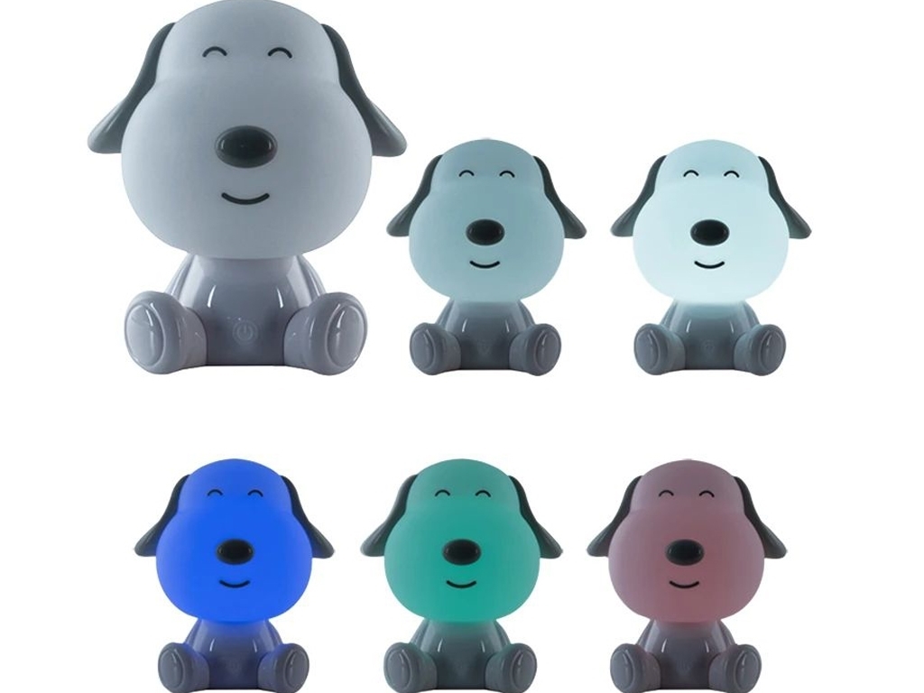 Светильник-ночник LED с аккумулятором Doggy белый, Kite