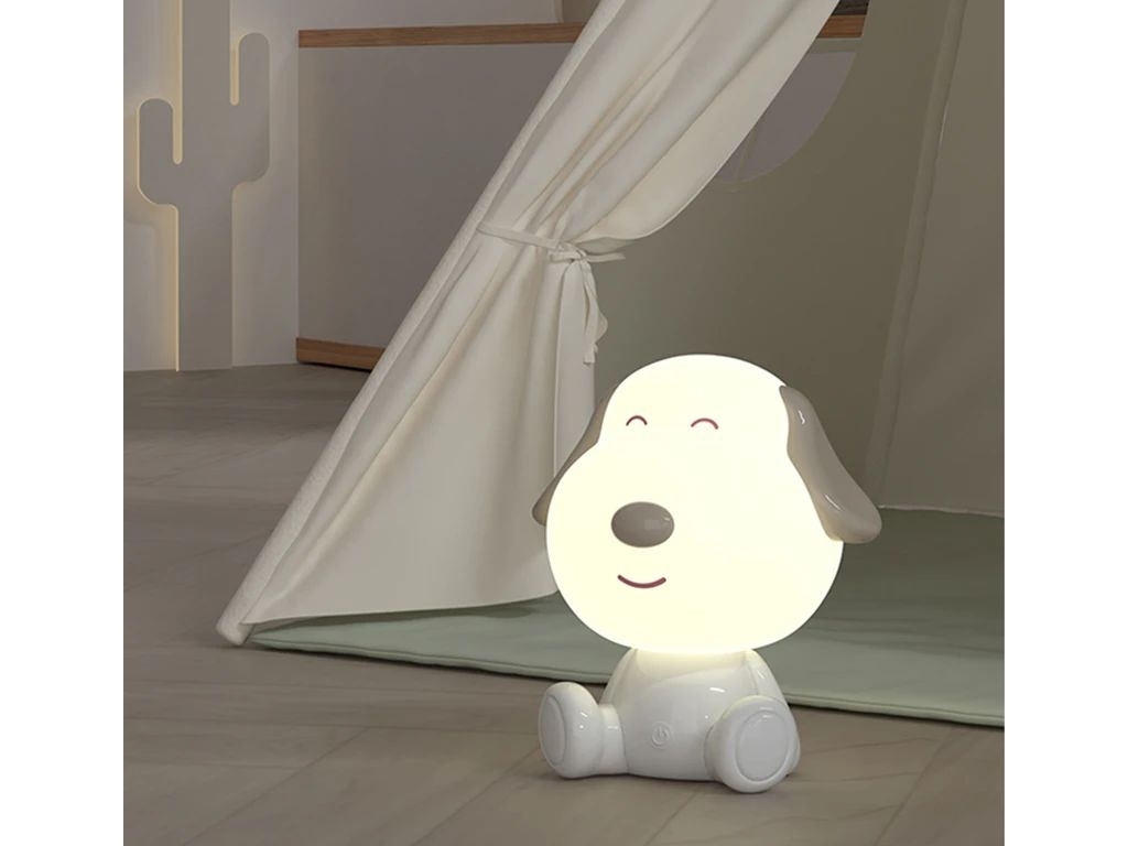 Светильник-ночник LED с аккумулятором Doggy белый, Kite