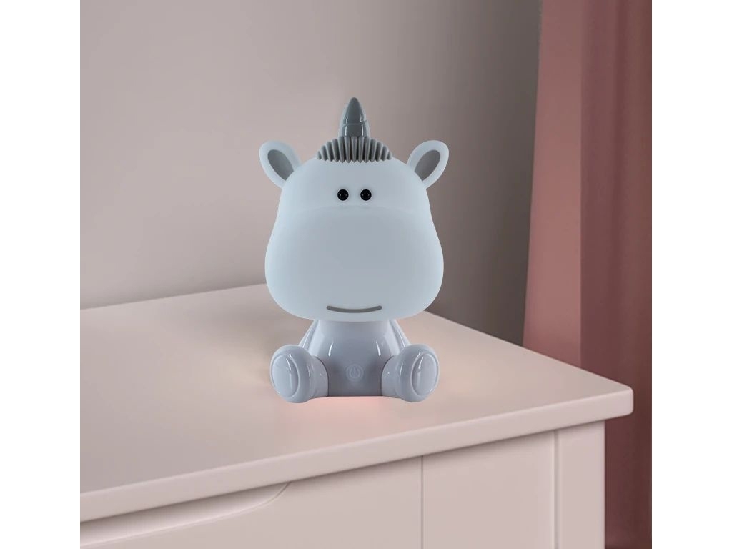 Светильник-ночник LED с аккумулятором Unicorn белый, Kite