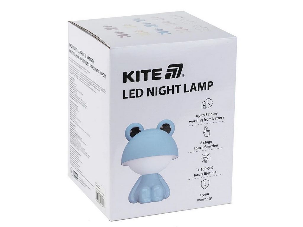 Светильник-ночник LED с аккумулятором Cute Mouse белый, Kite