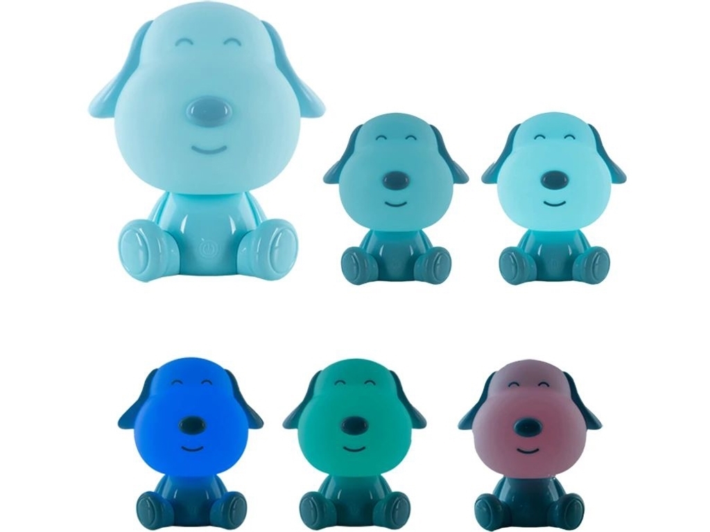 Светильник-ночник LED с аккумулятором Doggy синий, Kite
