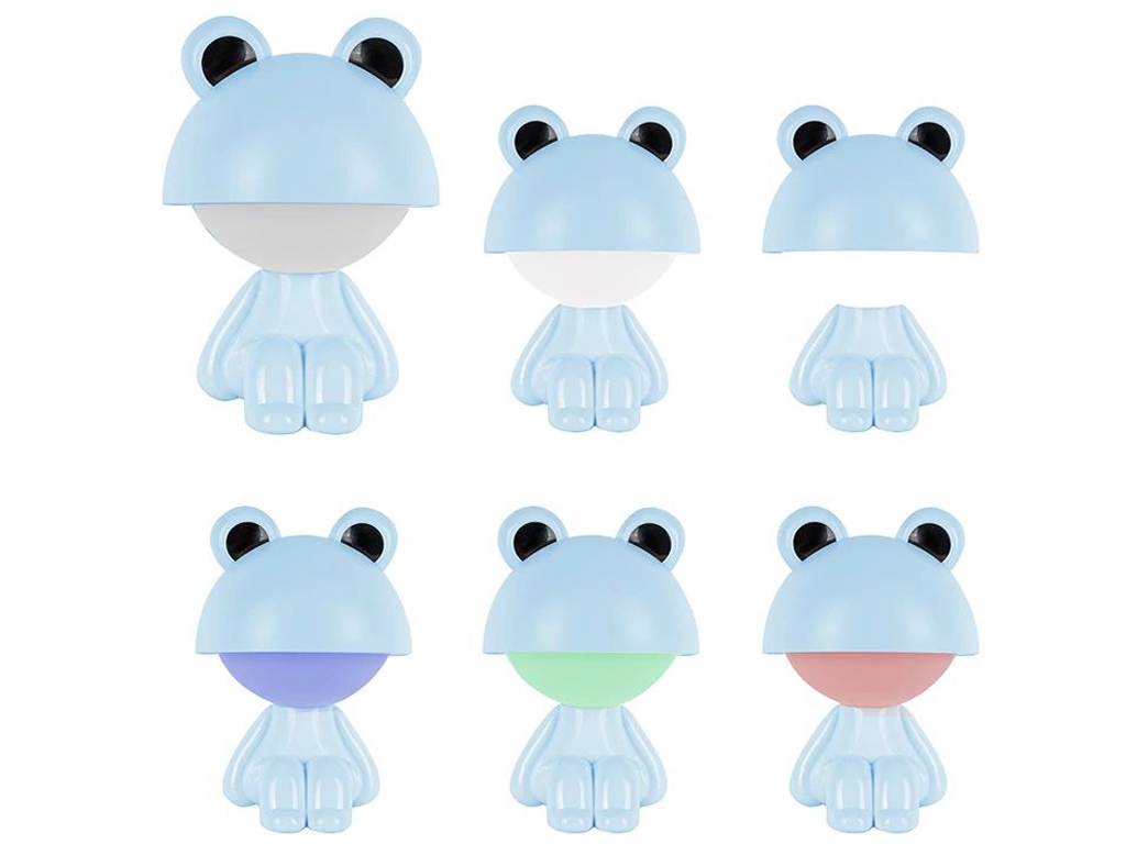 Светильник-ночник LED с аккумулятором Cute Froggy синий, Kite