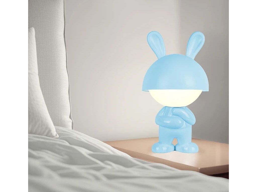 Светильник-ночник LED с аккумулятором Dreamy Bunny синий, Kite