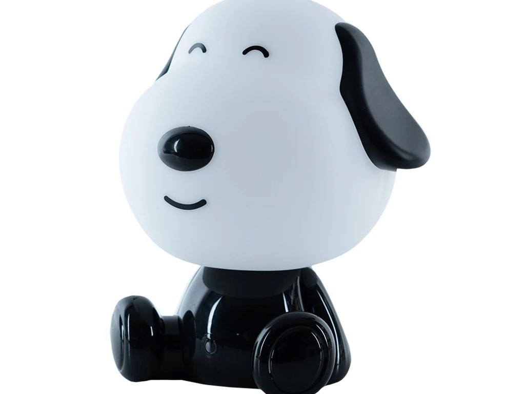 Светильник-ночник LED с аккумулятором Doggy черно-белый, Kite