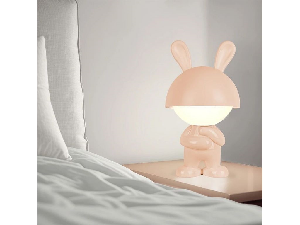 Светильник-ночник LED с аккумулятором Dreamy Bunny персиковый, Kite