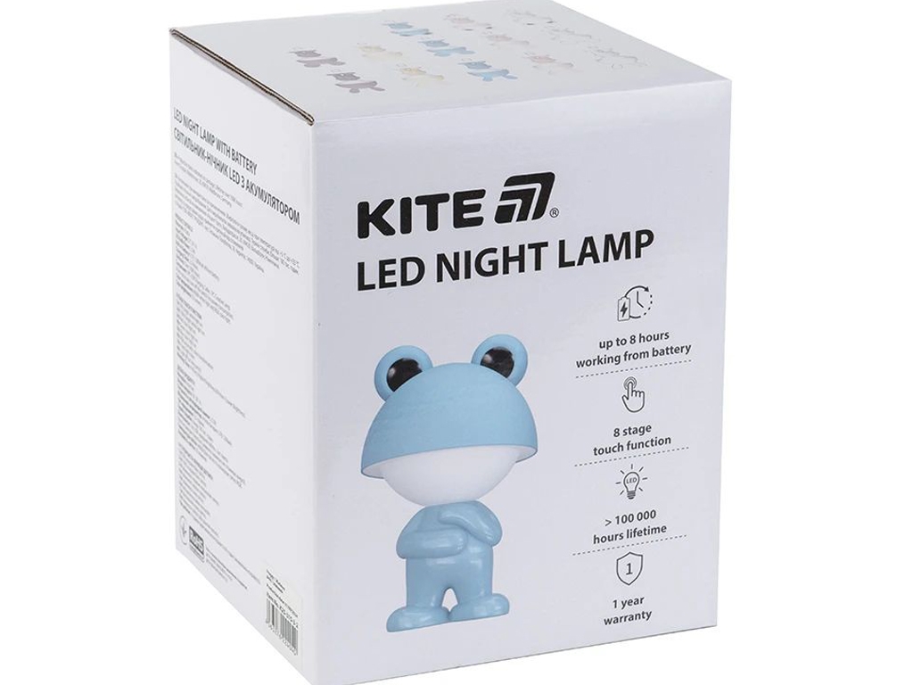 Светильник-ночник LED с аккумулятором Dreamy Mouse персиковый, Kite