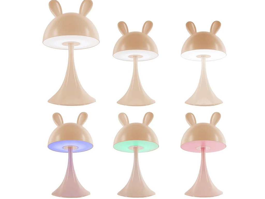 Светильник-ночник LED с аккумулятором Simple Bunny персиковый, Kite