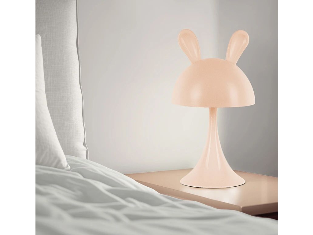 Светильник-ночник LED с аккумулятором Simple Bunny персиковый, Kite