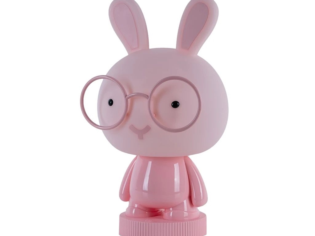 Светильник-ночник LED с аккумулятором Bunny розовый, Kite