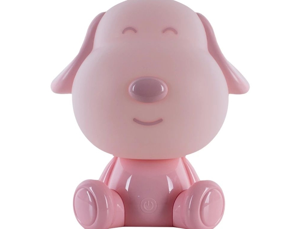 Светильник-ночник LED с аккумулятором Doggy розовый, Kite