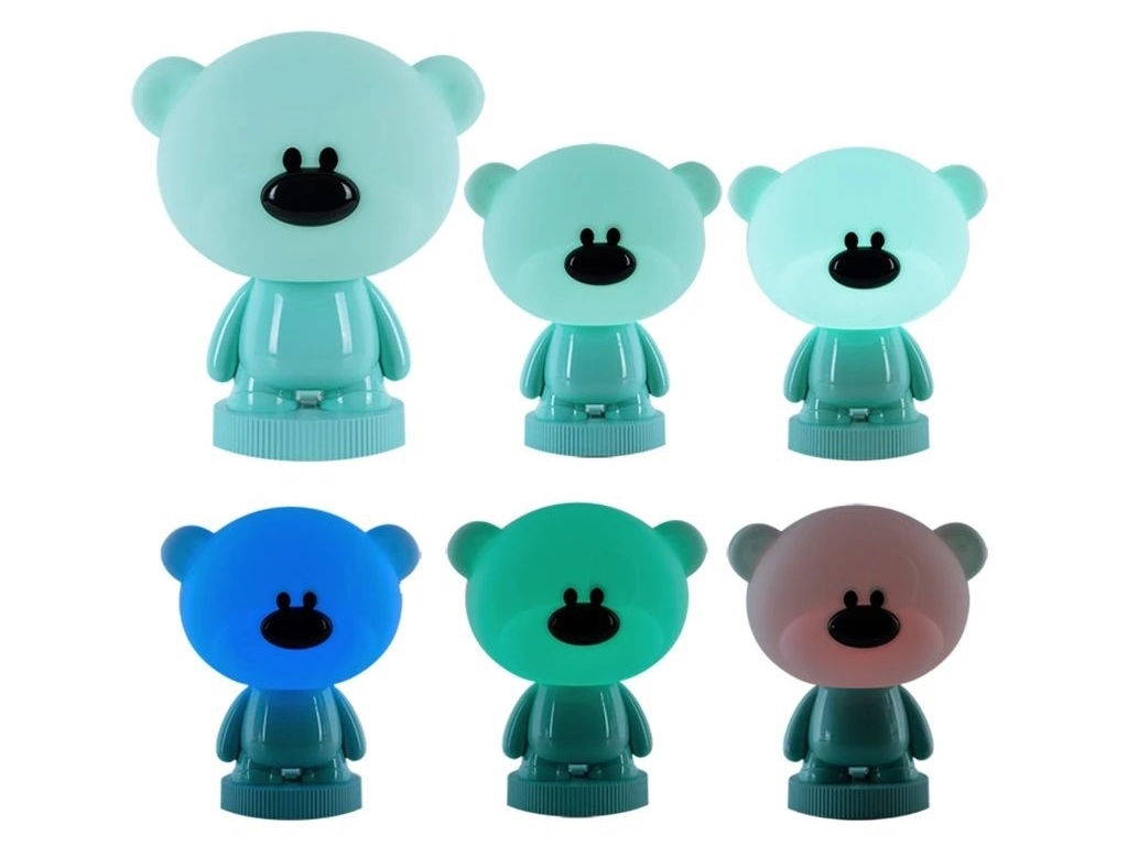 Светильник-ночник LED с аккумулятором Bear зеленый, Kite