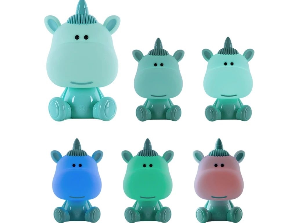 Светильник-ночник LED с аккумулятором Unicorn зеленый, Kite