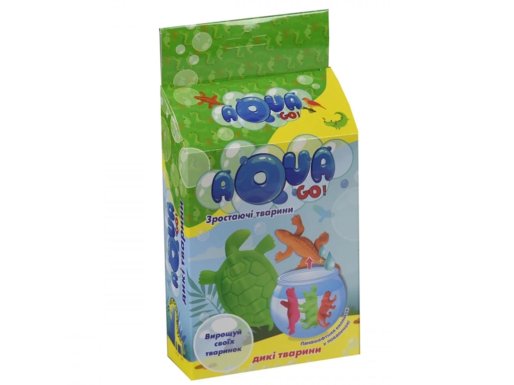 Тактильный набор Aqua Go Дикие животные, растущие фигурки в воде, 23 см, Strateg