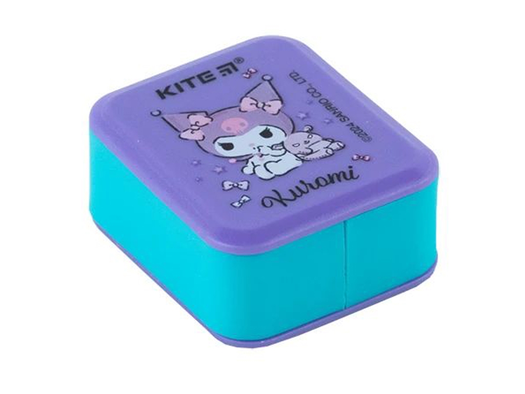 Стругачка з контейнером прямокутна Kuromi, 2 кольори (ціна за 1шт)