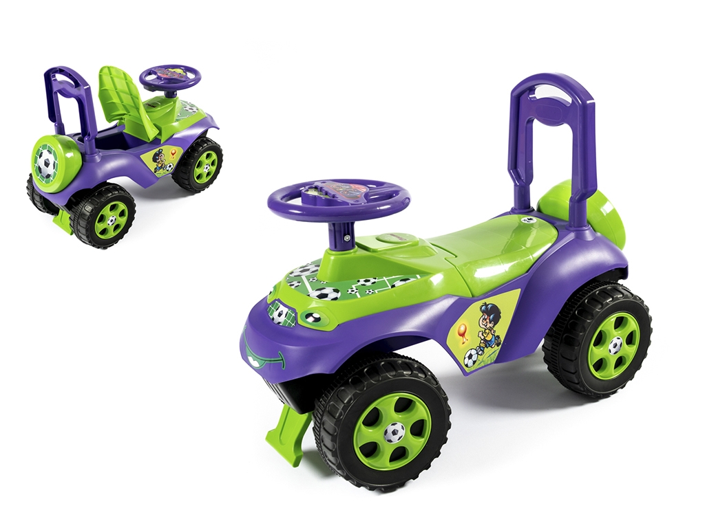 Толокар Автошка Музична салатово-фіолетовая, Doloni Toys 0142/02UA