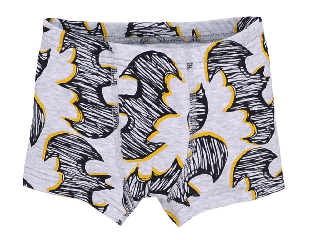 Трусы детские для мальчика серый меланж, Рост 128, Татошка