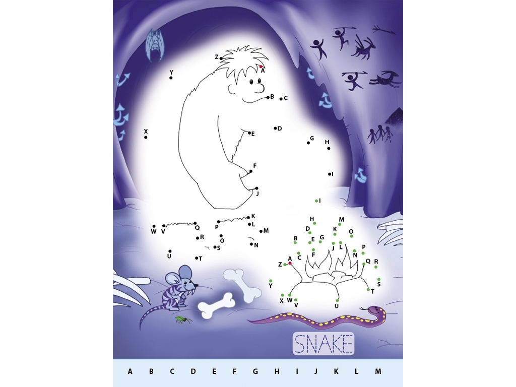 Рабочая тетрадь "Рисую по точкам. Letters from A to Z", Ранок