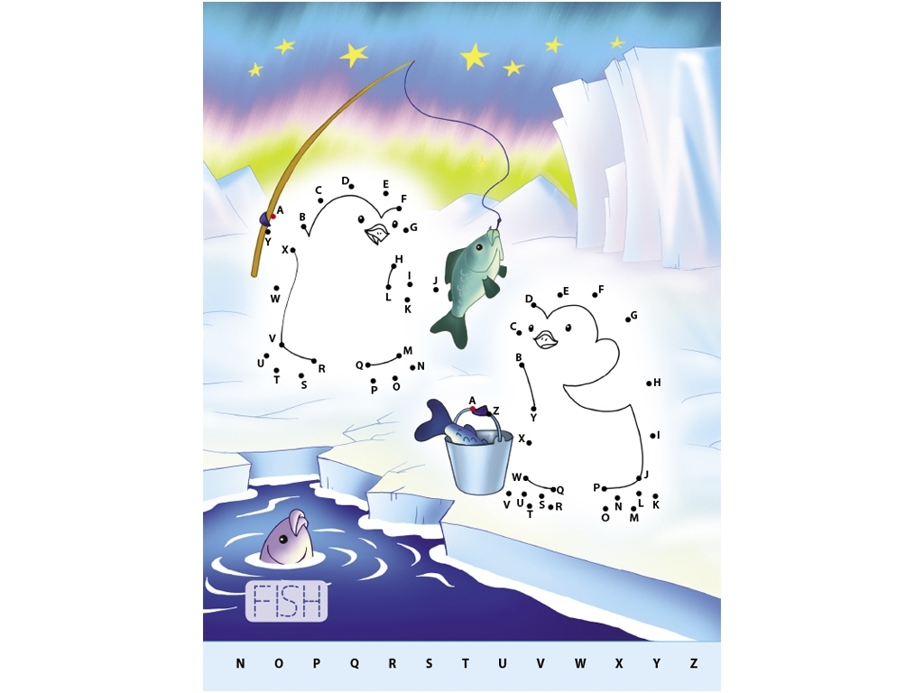 Рабочая тетрадь "Рисую по точкам. Letters from A to Z", Ранок