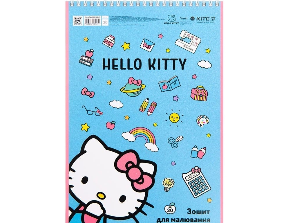 Тетрадь для рисования Hello Kitty 30 листов, упаковка 12шт (цена за 1шт)