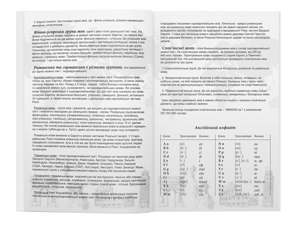 Тетрадь-словарь для записи иностранных слов Украина, Аркуш 1В2668
