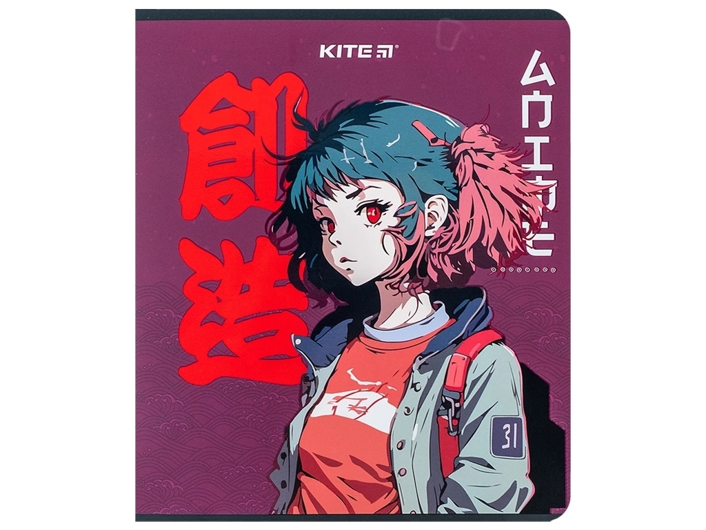 Зошит у клітинку 24 аркуша, Anime (ціна за 1шт)