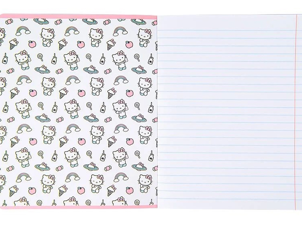 Тетрадь в линию 12 листов, Hello Kitty (цена за 1шт)