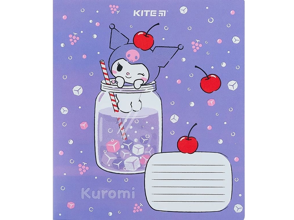 Тетрадь в линию Куроми 12 листов, Kuromi (цена за 1шт)