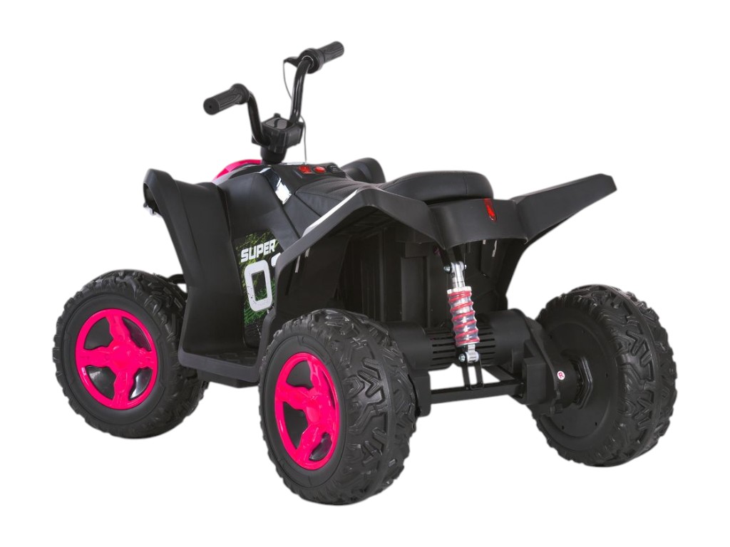 Електроквадроцикл, M 6283EL-8, музика та світло, рожевий, Bambi Racer
